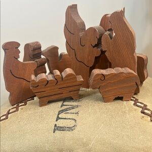 Wooden Nativity Scene Home Accent